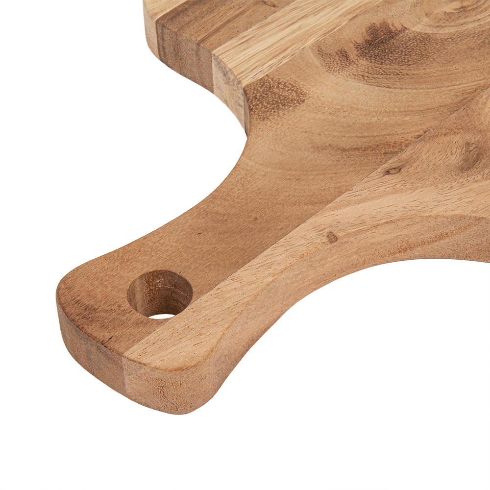 269.90-VASSOIO PRESENTAZIONE RETTANGOLARE 'WOOD' 48x25x2 CM NATURALE LEGNO