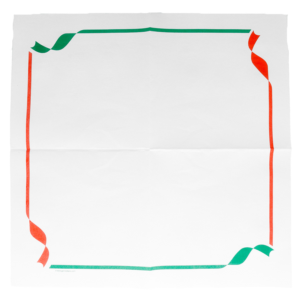 166.74-TOVAGLIOLI ECOLABEL 'DOUBLE POINT' TRATTORIA 18 G/M2 40x40 CM BIANCO TISSUE (50 u.)