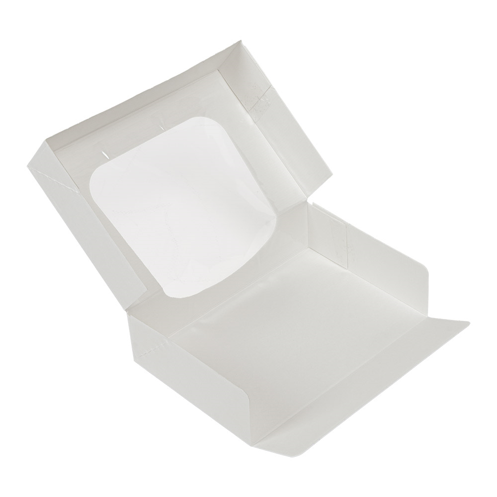 253.42-CONTENITORI SUSHI+FINESTRA 'THEPACK' 17,5x12x4,5 CM BIANCO CARTONE NANO-MICRO + OPP (50 u.)