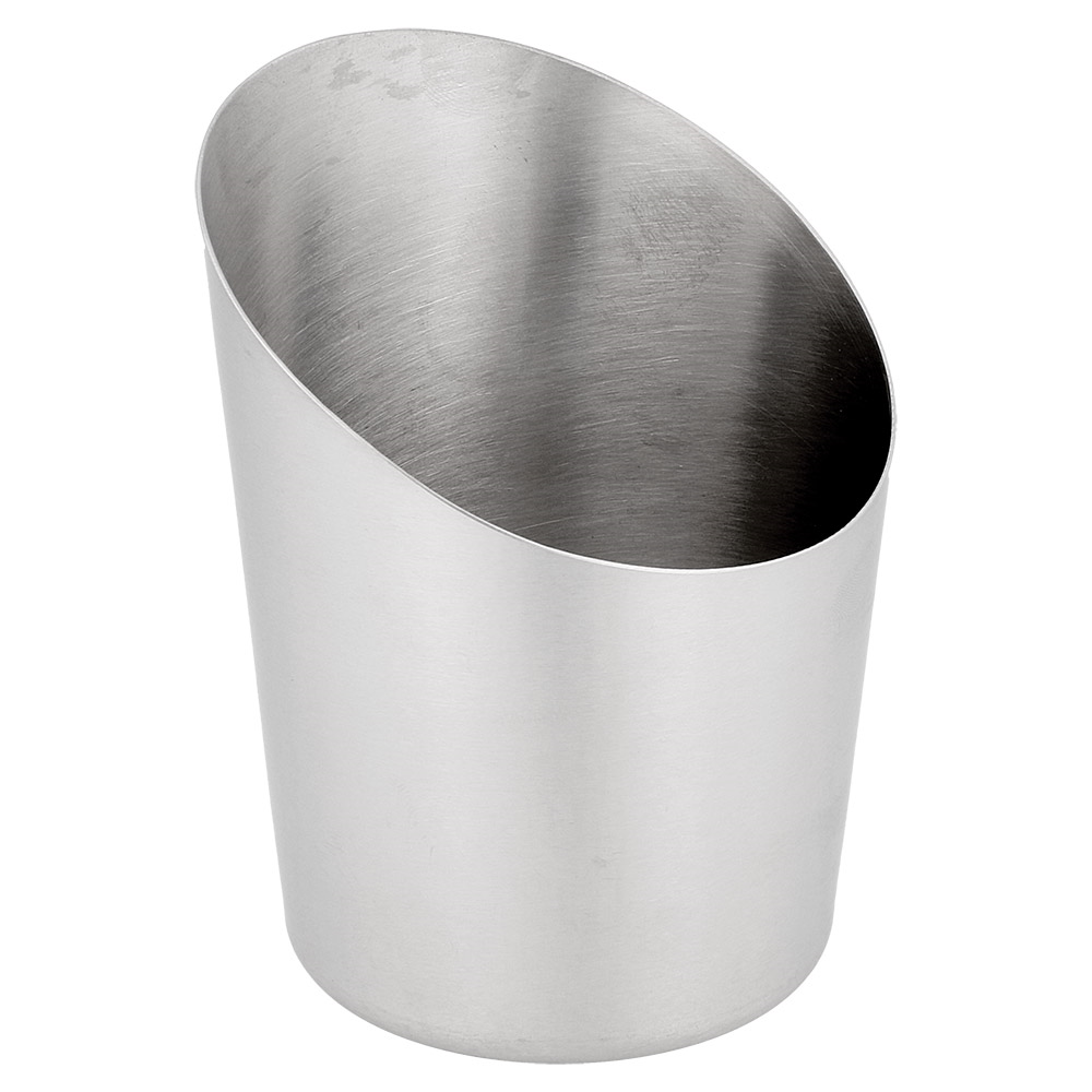 191.67-TERRINA FRITTI TRONCATO, LISCI 'ARTINOX' Ø 8,5x8,5 CM ARGENTO ACCIAIO INOX (1 u.)