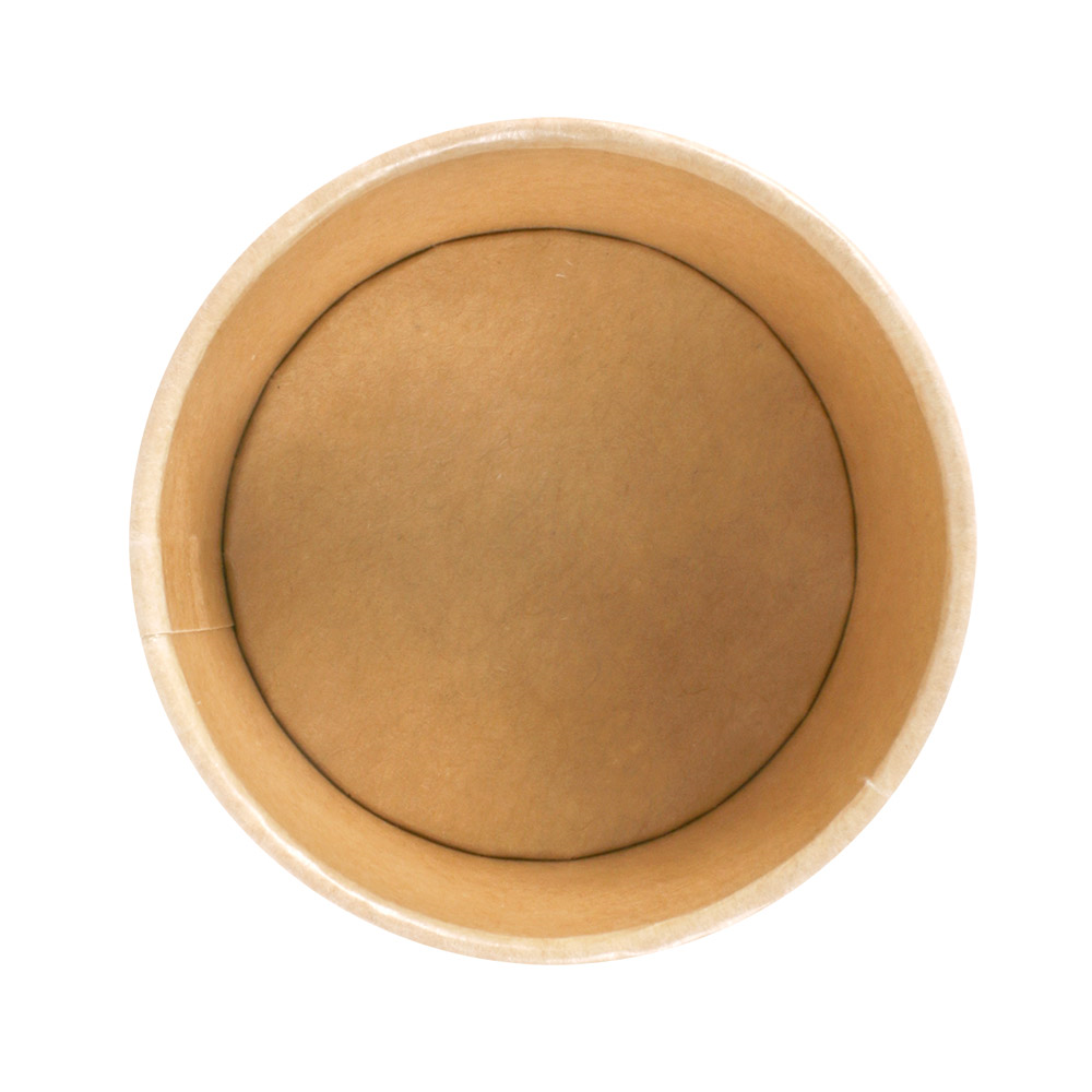 254.38-TERRINA PICCOLA 70 ML (2,3 oz) 210 + 18 PE G/M2 Ø6/5x4 CM MARRONE CARTONE (50 u.)