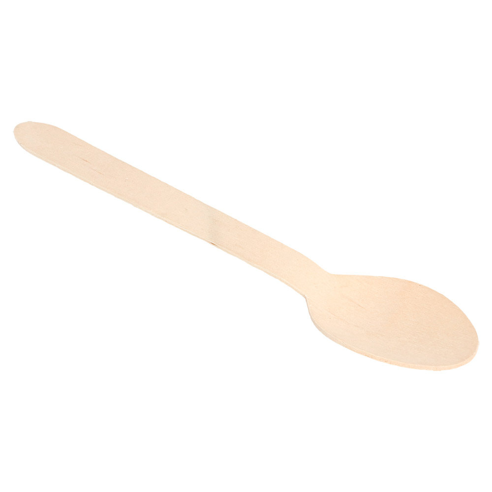 166.96-CUCCHIAI 'WOOD' MAKAN 15,8 CM NATURALE LEGNO (100 u.)