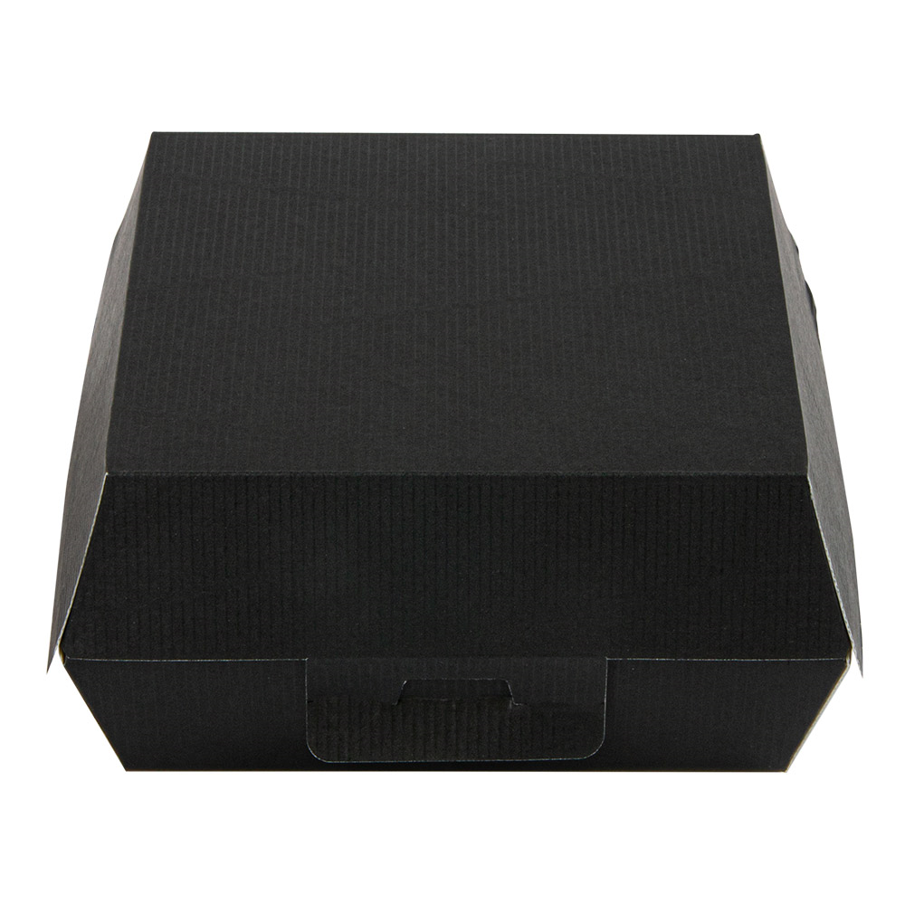 234.16-SCATOLE HAMBURGER 'THEPACK' 14,2x13,7x6,1 CM (L) NERO CARTONE NANO-MICRO (50 u.)