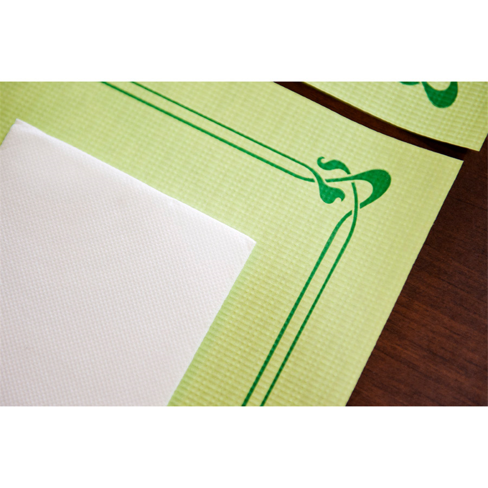 132.25-TOVAGLIETTE 48 G/M2 31x43 CM VERDE ANICE CELLULOSA (500 u.)