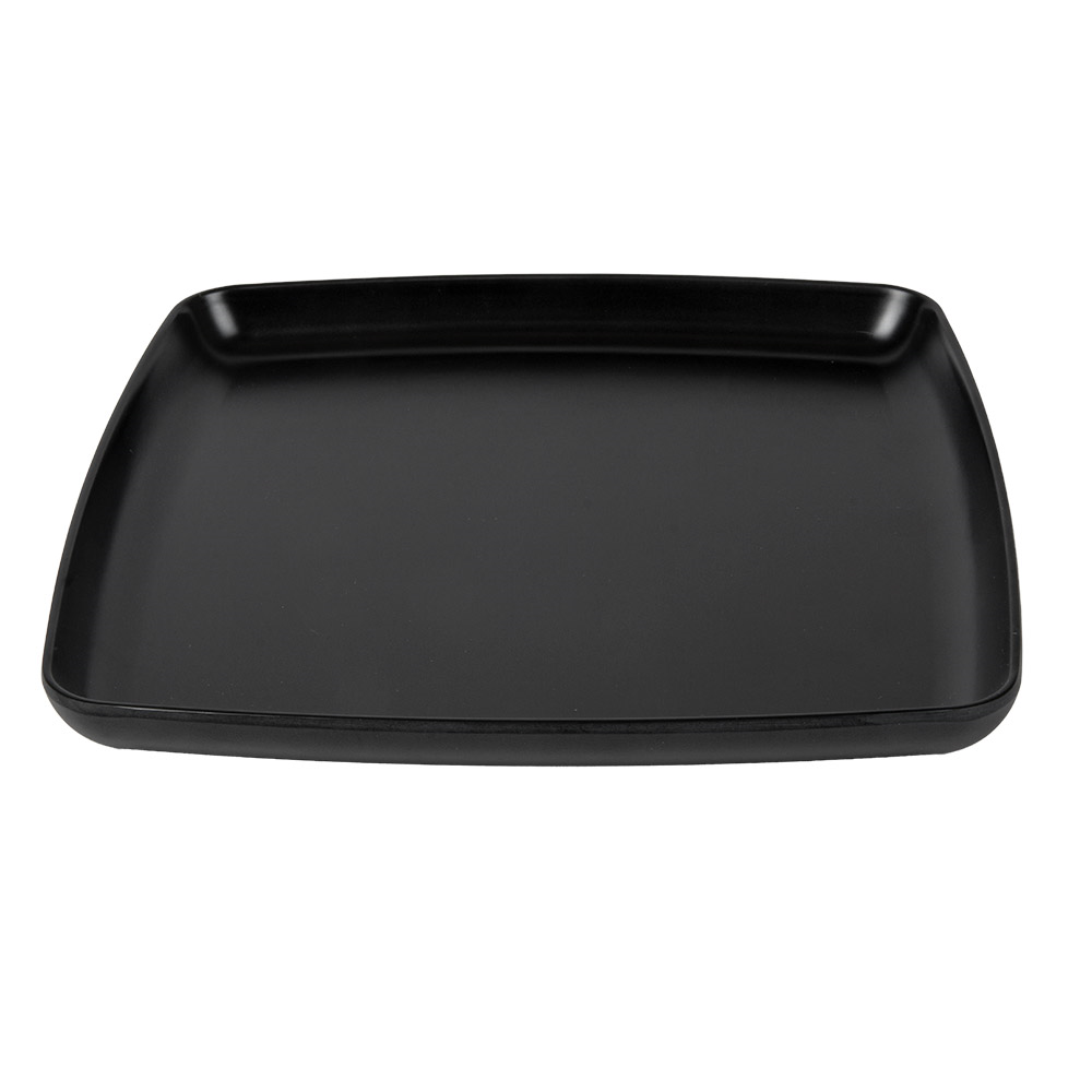 262.20-PIATTI PIANI QUADRATE ASAMI WARE 26,7x26,7x2,5 CM NERO MELAMINA (1 u.)