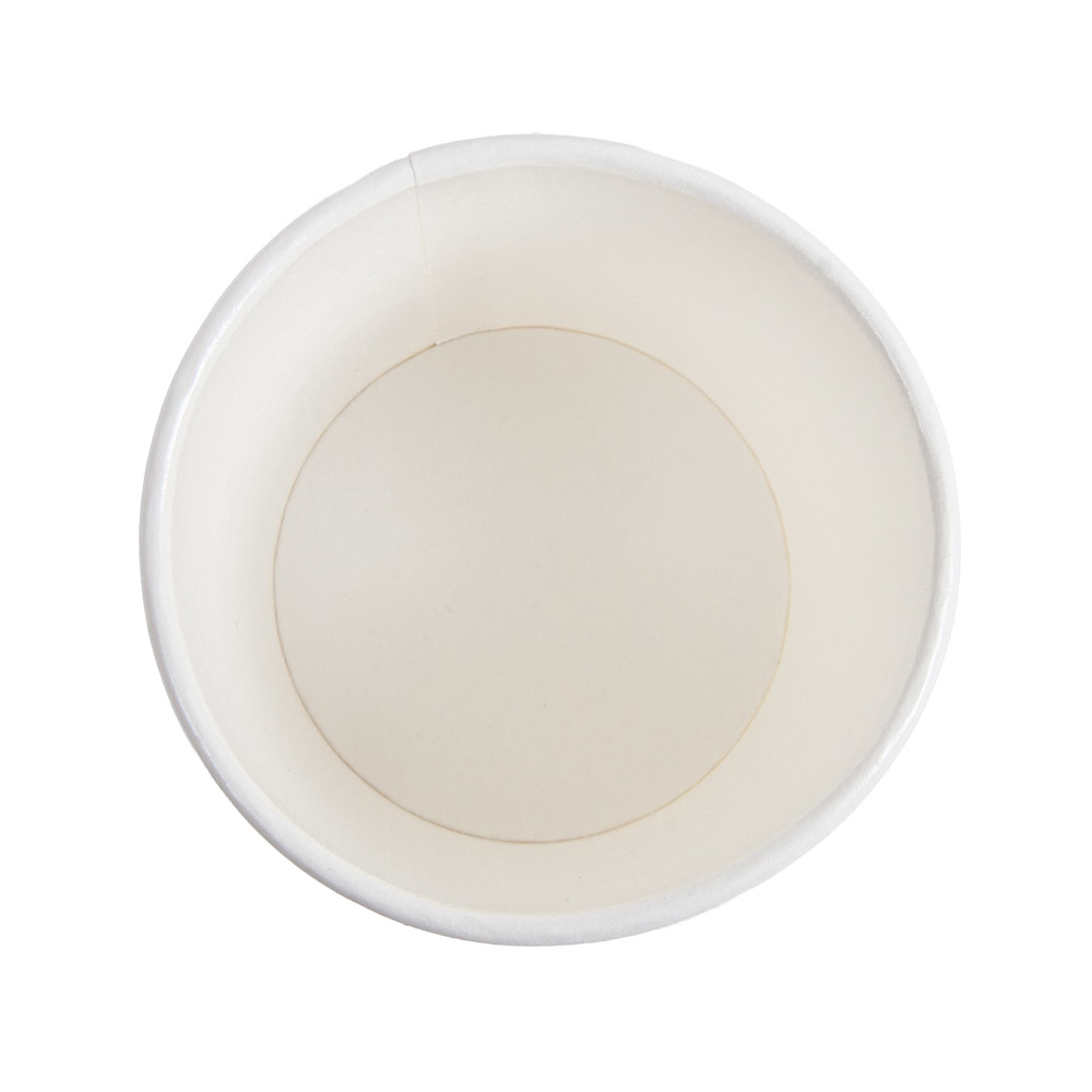 274.40-BICCHIERI BEVANDE FREDDE E CALDE 1 PARETE 'COMPOSTABLE' 120 ML - 4 oz 230 G/M2 Ø6,3/4,5x6 CM BIANCO CARTONE (50 u.)