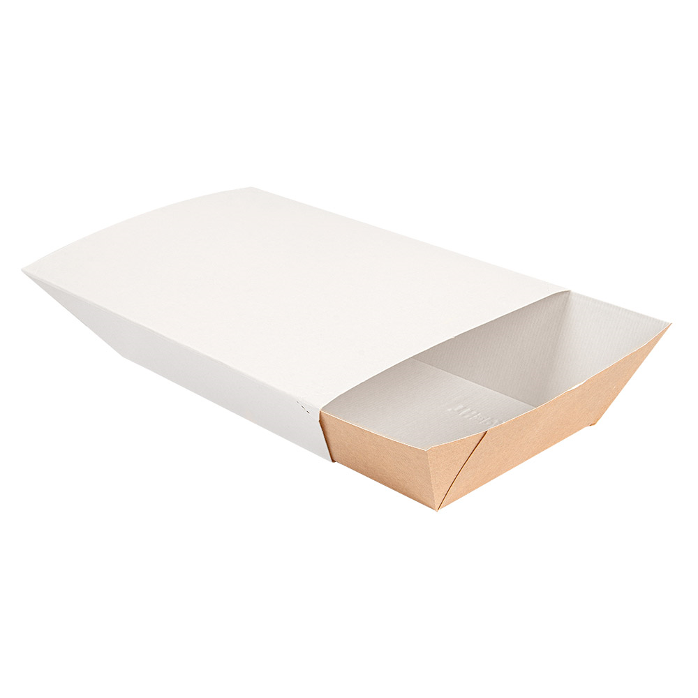 253.04-COPERCHI PER BARCHETTE 'THEPACK' 2400 G 17x9,8x7 CM BIANCO CARTONE NANO-MICRO (100 u.)