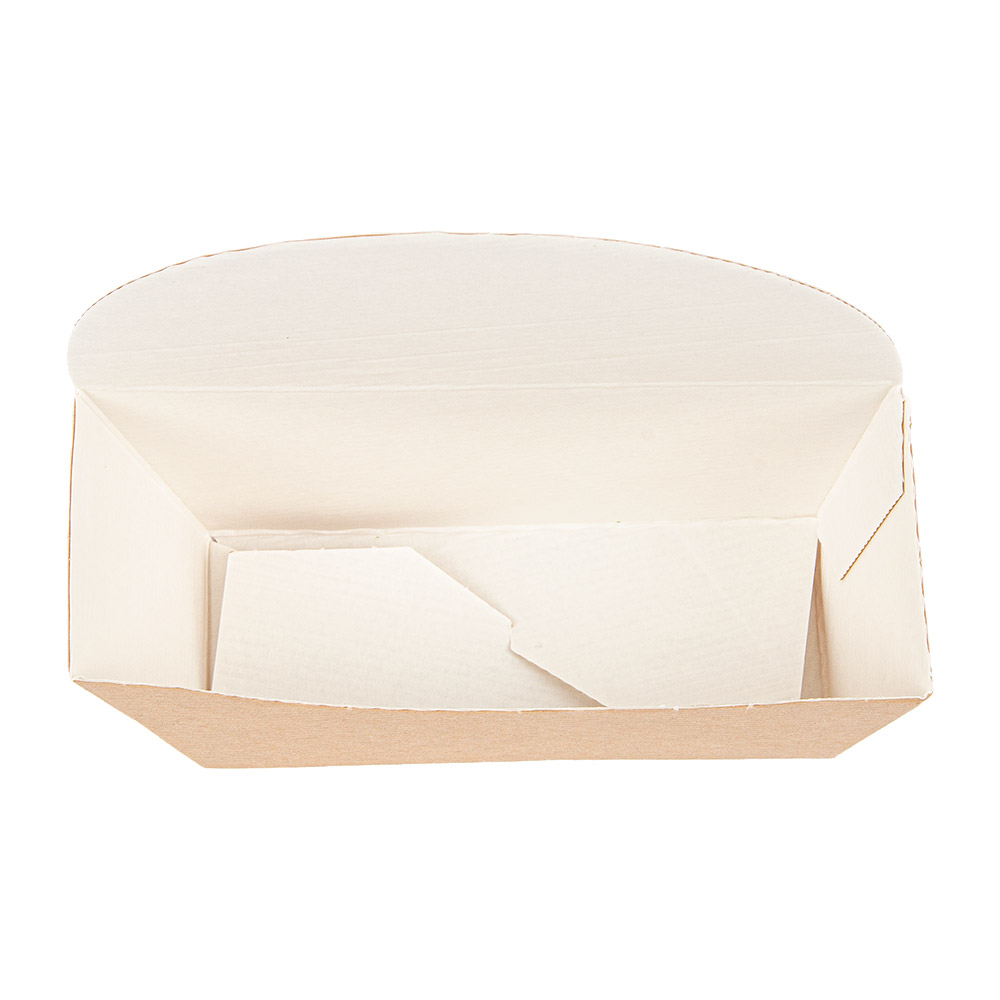 252.58-SCATOLINA BAGEL SCOOP 'THEPACK' 12x4,5x12 CM MARRONE CARTONE NANO-MICRO (100 u.)