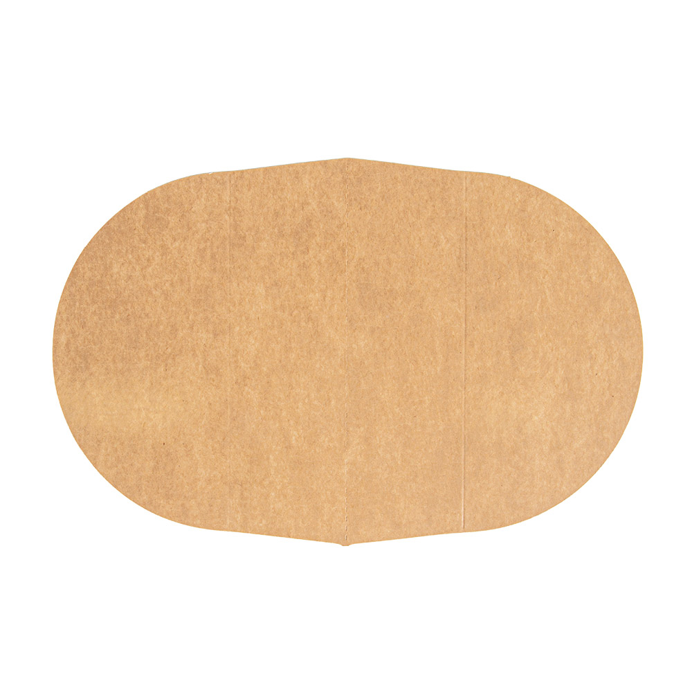 269.11-SEPARATORE 2 COMPARTIMENTI INSALATIERA 212.97 300 + 18 PE G/M2 Ø26,8/17,5x5,3 CM NATURALE KRAFT (100 u.)
