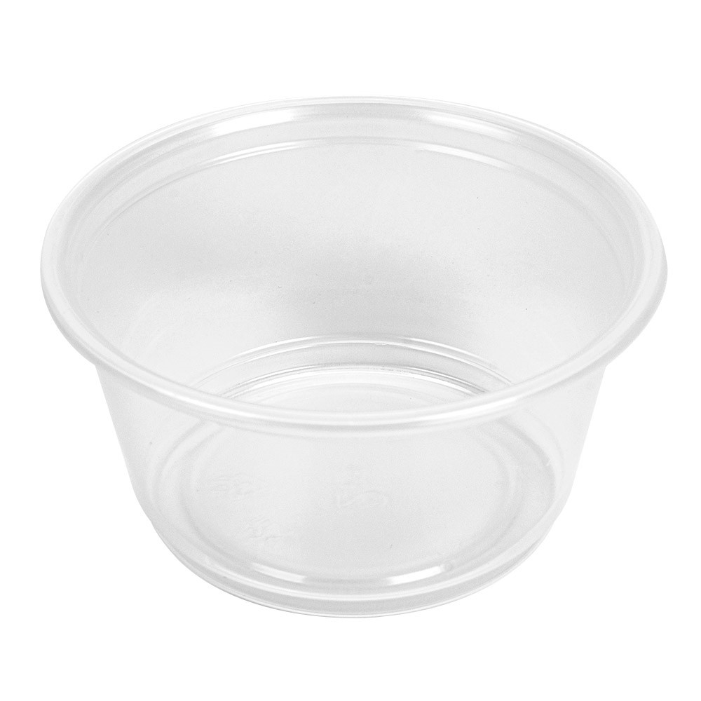 215.07-50 COPPETTE PICCOLE + 50 COPERCHI 60 ML Ø6,2x3,2 CM TRASPARENTE PP