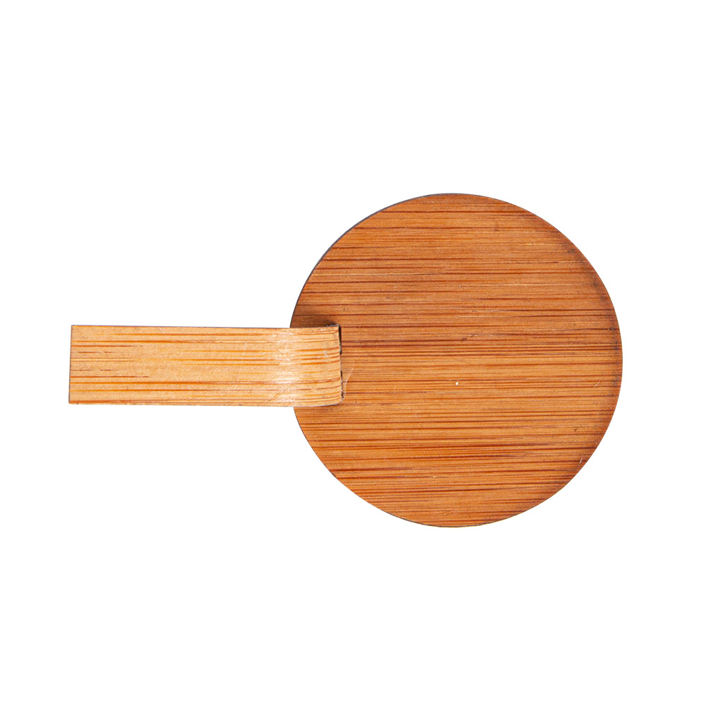 205.73-MINI PALETTE PER SNACKS 'BAMBOO' Ø 5 CM NATURALE BAMBÙ (100 u.)