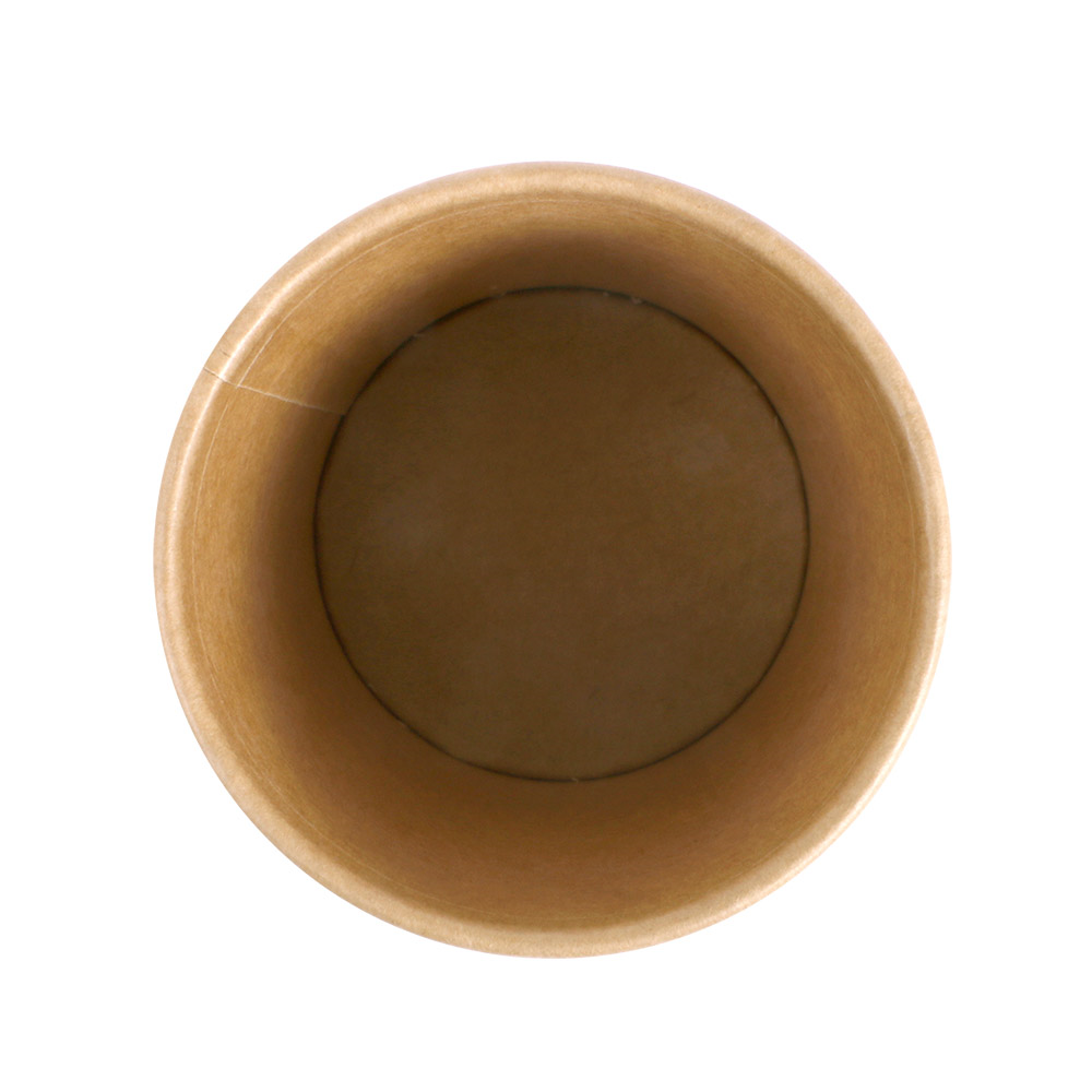 254.41-TERRINA PICCOLA 120 ML (4 oz) 210 + 18 PE G/M2 Ø6/4,5x6,5 CM MARRONE CARTONE (50 u.)