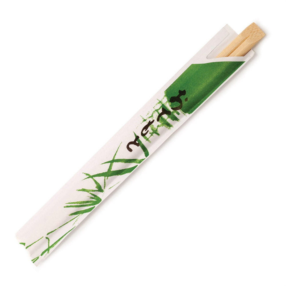 112.41-BACCHETTE CINESI IMBUSTATE 'BAMBOO' 20 CM NATURALE BAMBÙ (100 u.)