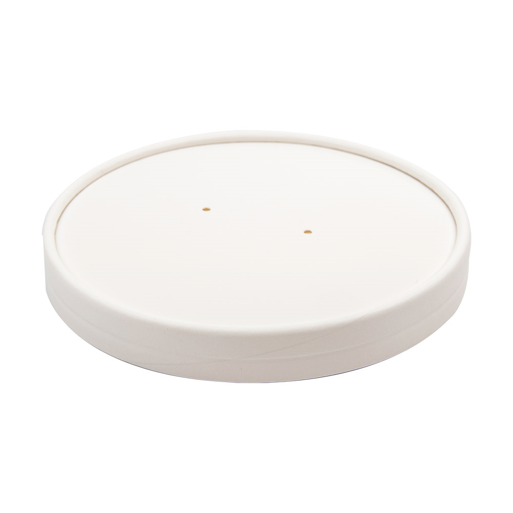 228.36-COPERCHIO PER CODICE 228.34 780 ML - 26 oz 560 G/M2 + PE Ø15 CM BIANCO CARTONE (25 u.)