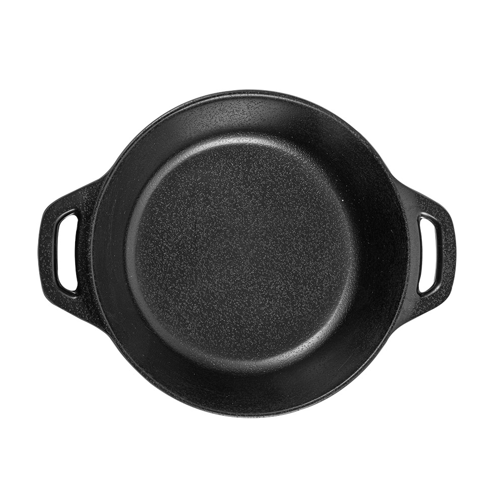 225.89-PENTOLE CUCINA CON MANIGLIE SENZA COPERCHIO ASAMI WARE 300 ML Ø14,5x3,5 CM NERO MELAMINA (1 u.)