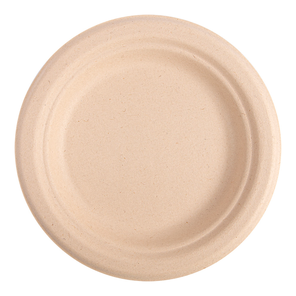 207.33-PIATTI BIONIC Ø 15,5x1,4 CM NATURALE BAGASSA (50 u.)
