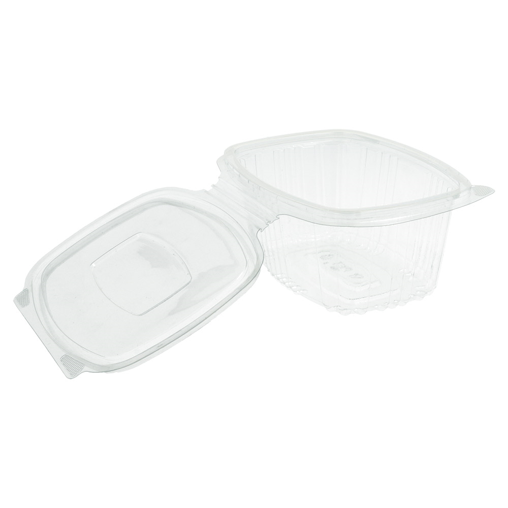 169.30-CONTENITORE CON COPERCHIO 375 ML 13,2x9,5x6 CM TRASPARENTE RPET (100 u.)