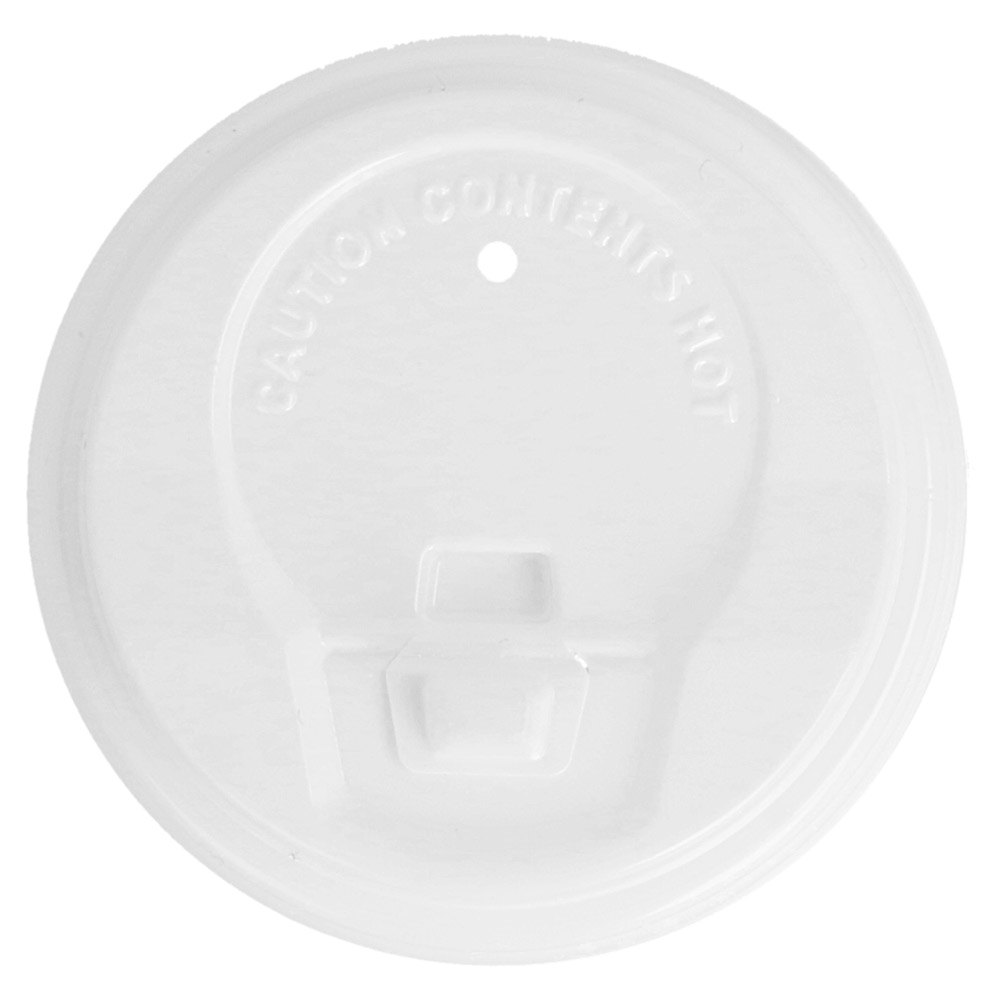 222.01-COPERCHIO ALTO PER BICCHIERI 120 ML BIANCO PS (100 u.)