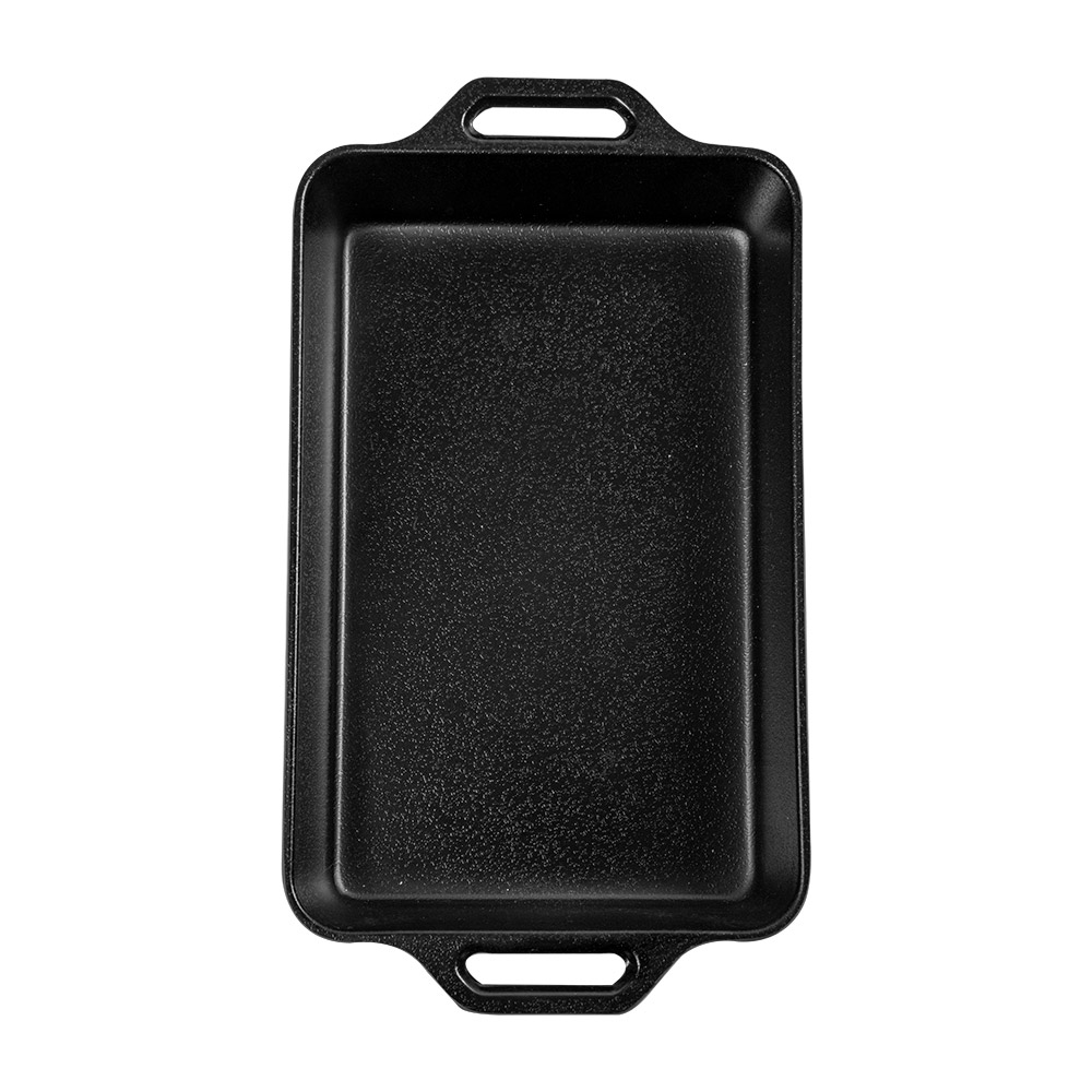225.87-MINI VASSOI CON MANICI ASAMI WARE 250 ML 16,5x11x3,5 CM NERO MELAMINA (1 u.)