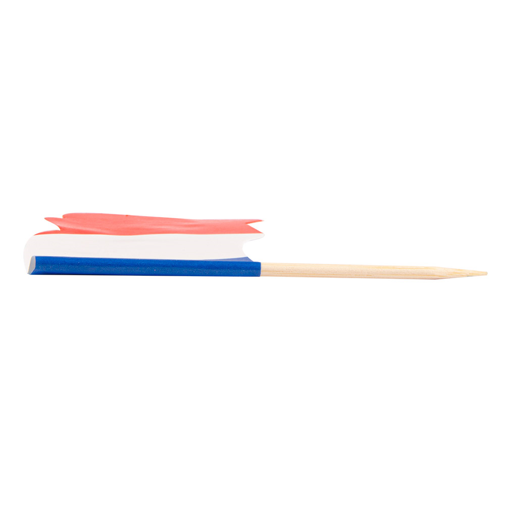189.69-BANDIERE - FRANCIA 4x3/6,5 CM COLORI VARIE LEGNO (144 u.)