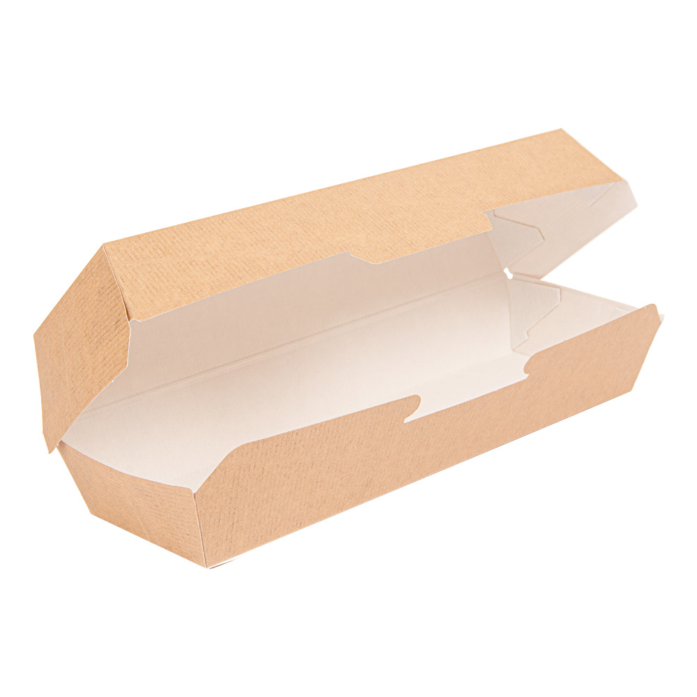 234.25-VASCHETTE "HOT DOG" 'THEPACK' 23,2x9x6,3 CM NATURALE CARTONE NANO-MICRO (50 u.)