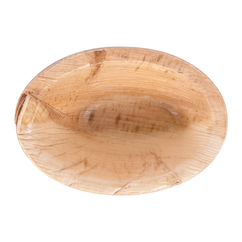 250.45-CIOTOLE OVALE CURVA 'ARECA' 70 ML 10x7,2x4,8 CM NATURALE ARECA (25 u.)