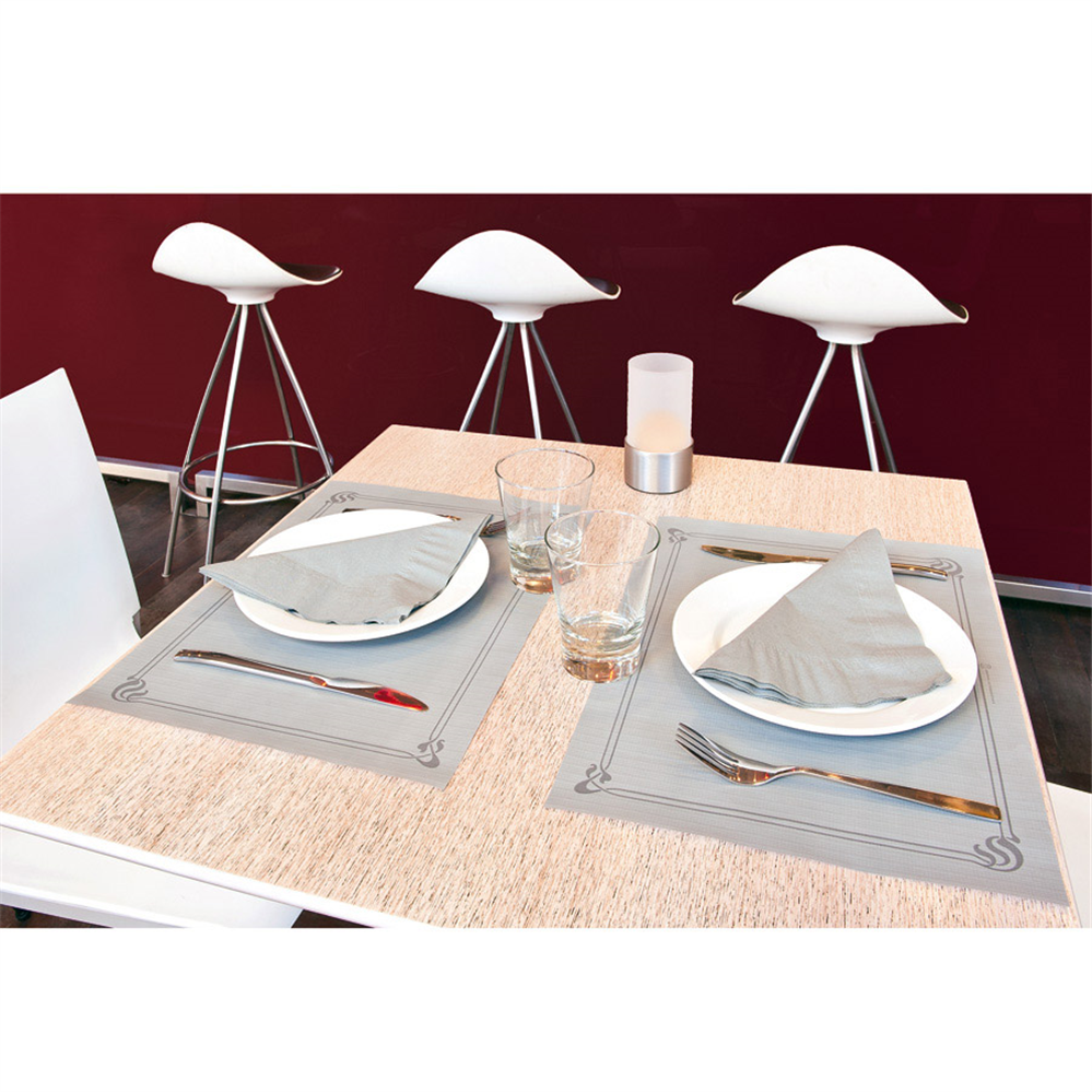 166.04-TOVAGLIETTE 48 G/M2 31x43 CM GRIGIO CELLULOSA (500 u.)