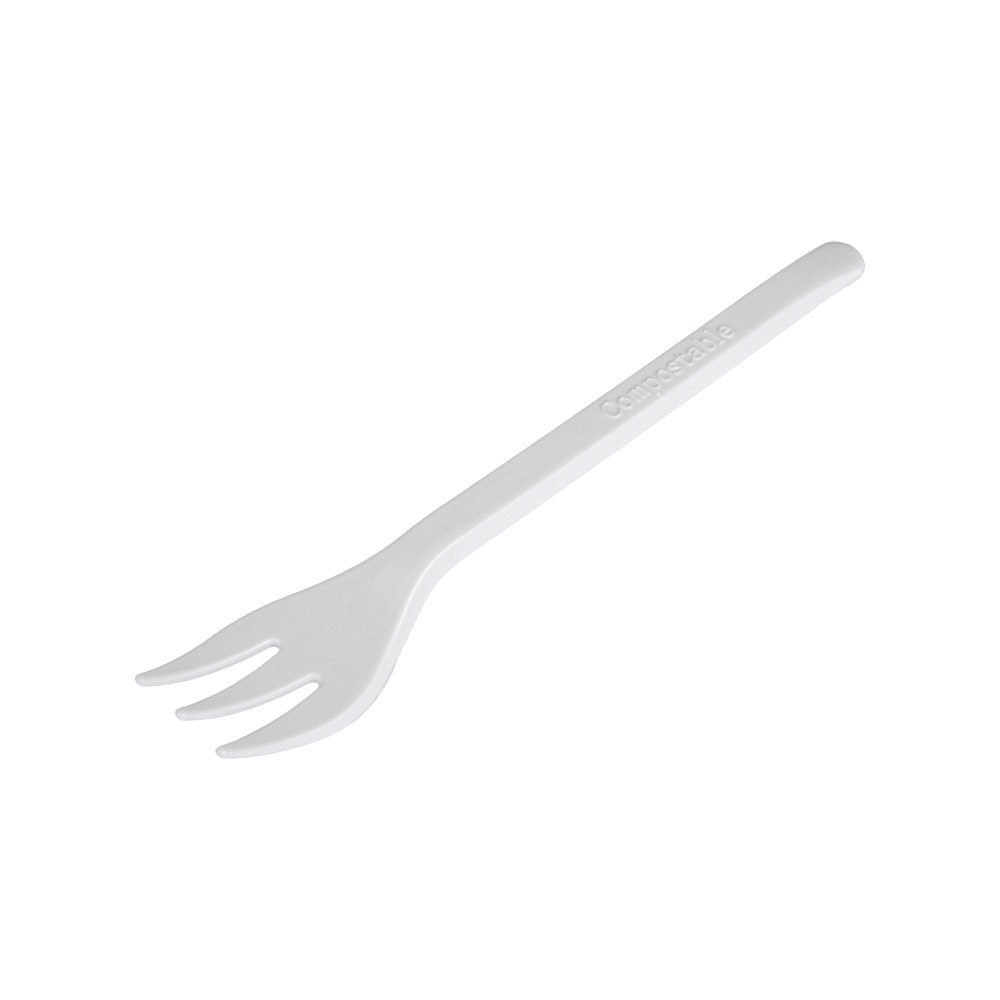 276.77-MINI FORCHETTE 10 CM BIANCO CPLA (100 u.)