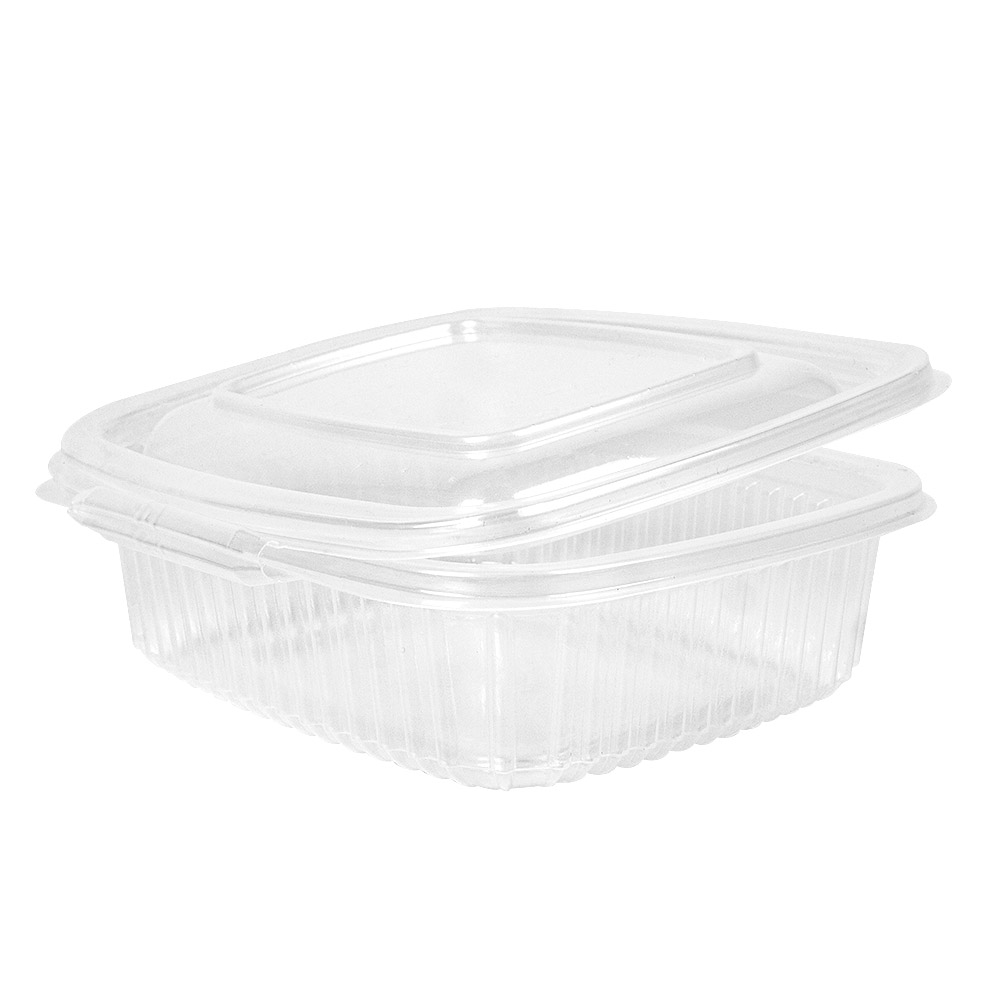 262.56-RECIPIENTI CON COPERCHIO 375 ML 14,3x12,6x4,1 CM TRASPARENTE PP (50 u.)