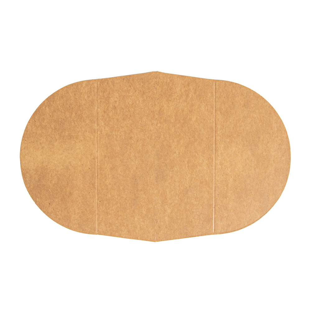 269.09-SEPARATORE INSALATIERA COD. 212.98 300 + 18 PE G/M2 Ø22,3/14x4,8 CM NATURALE KRAFT (100 u.)