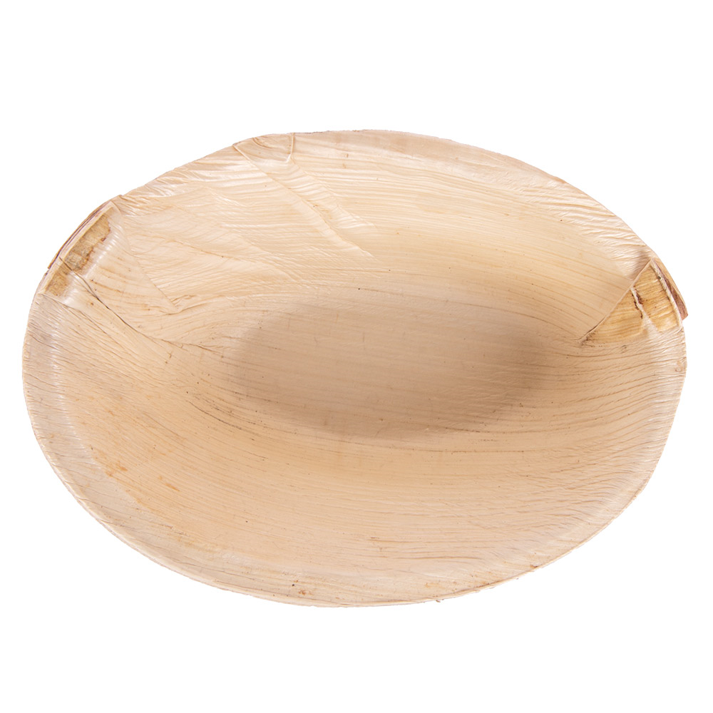 250.47-CIOTOLE OVALE CURVA 'ARECA' 160 ML 14x10x6,4 CM NATURALE ARECA (25 u.)