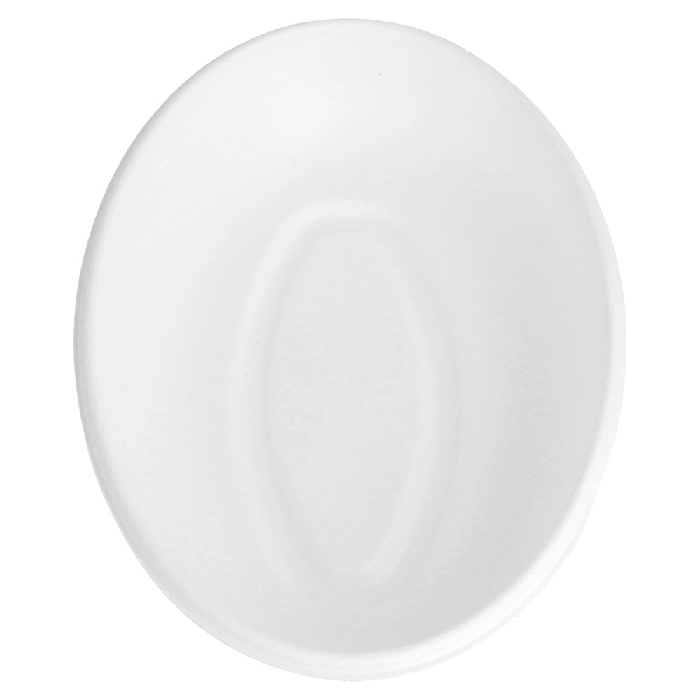 215.97-PIATTI OVALI 'BIONIC' 20,3x13,5x4 CM BIANCO BAGASSA (50 u.)