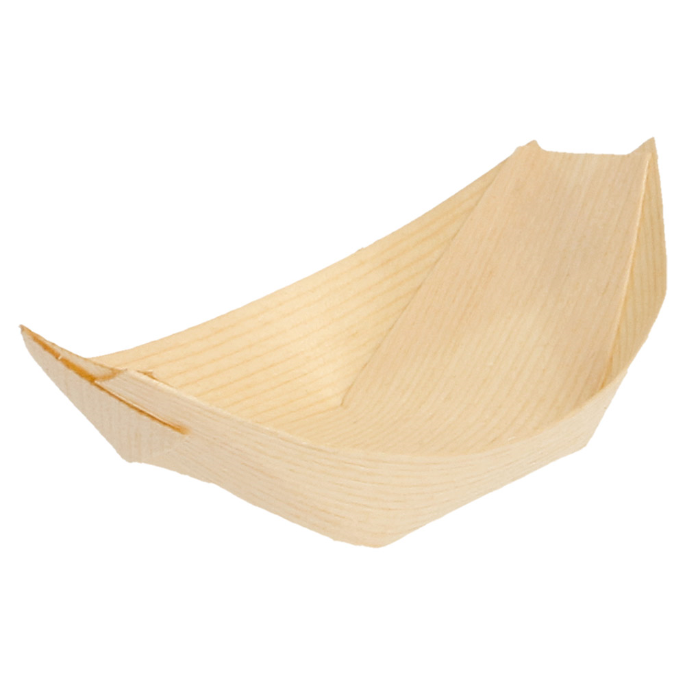 165.58-BARCHETTE IN FOGLIA DI PIOPPO WOOD 9x6x1,5 CM NATURALE LEGNO (100 u.)