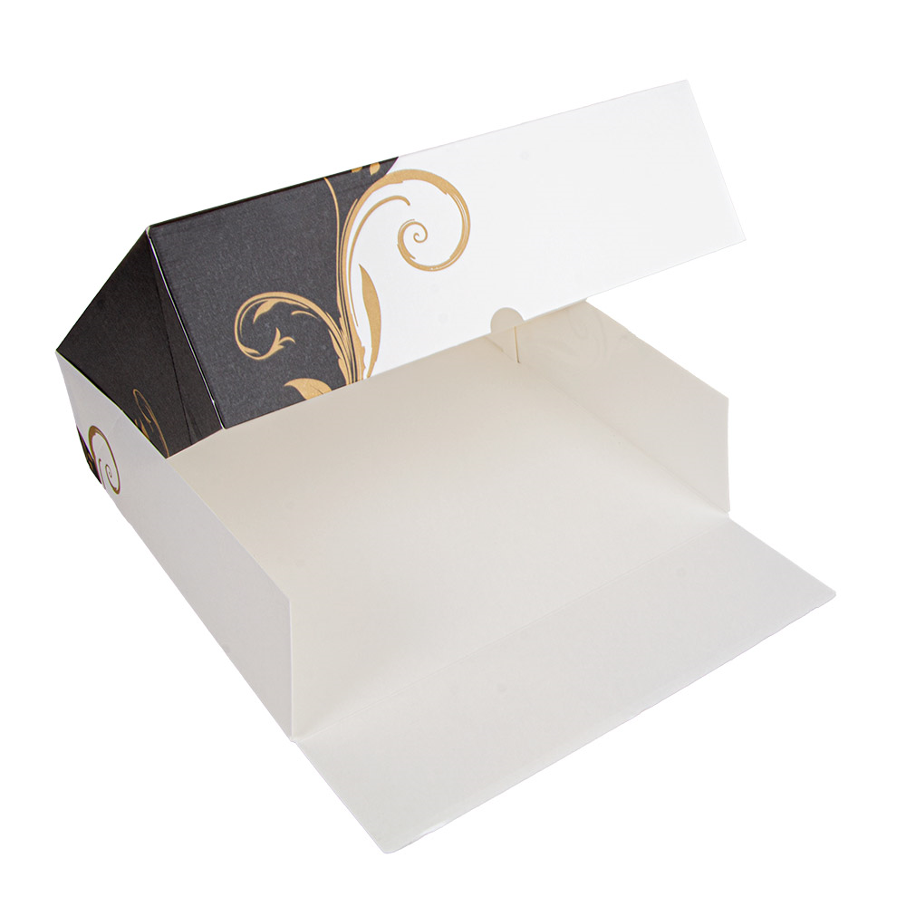 204.68-SCATOLE PER PASTICCERIA SENZA FINESTRA 'THEPACK' CLASSIC 32x32x10 CM BIANCO CARTONE NANO-MICRO (50 u.)
