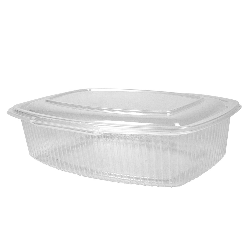 262.60-RECIPIENTI CON COPERCHIO 1500 ML 23,3x17,8x6,3 CM TRASPARENTE PP (50 u.)