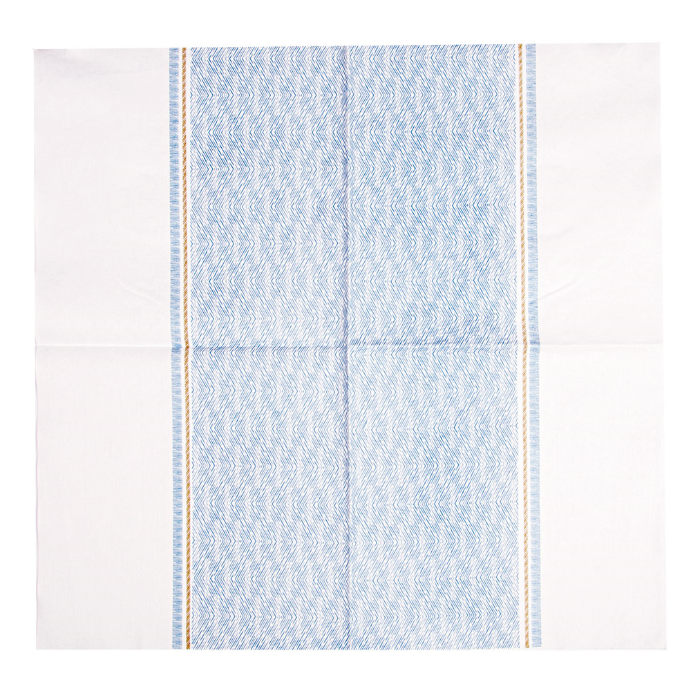 251.31-TOVAGLIOLI 'LIKE LINEN' AZUR 70 G/M2 40x40 CM BIANCO/BLU SPUNLACE (50 u.)