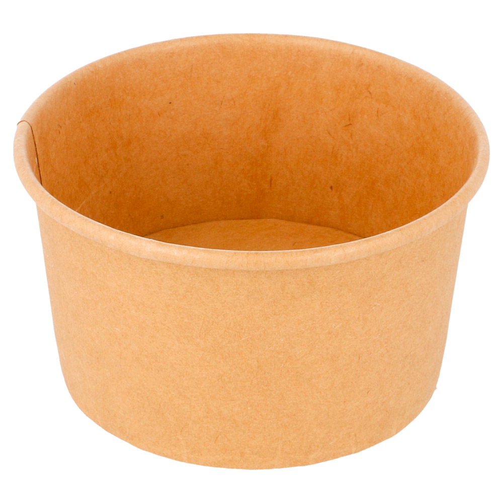222.91-COPPETTA GELATI 180 ML 250 + 18 PE G/M2 Ø 8,7x5,2 CM MARRONE CARTONE (50 u.)