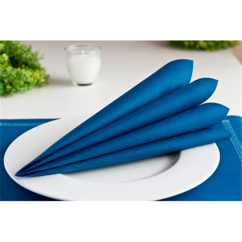 167.04-TOVAGLIOLI 55 G/M2 40x40 CM BLU MARINO AIRLAID (50 u.)