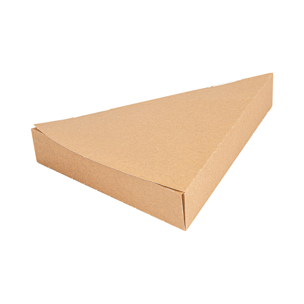 234.76-CONTENITORI TRIANGOLARE PIZZA 'THEPACK' 18x23x3 CM NATURALE CARTONE NANO-MICRO (100 u.)
