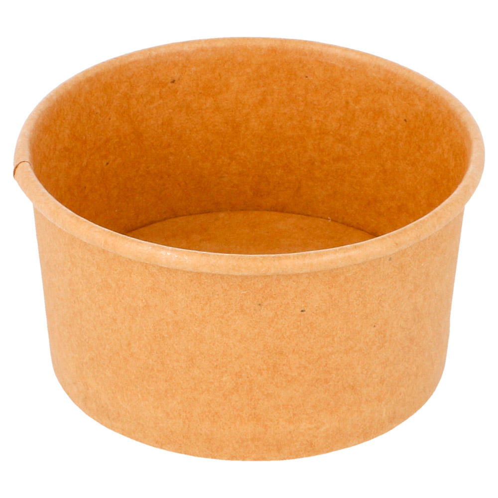 222.88-COPPETTA GELATI 90 ML 210 + 18 PE G/M2 Ø7,2x4 CM MARRONE CARTONE (50 u.)