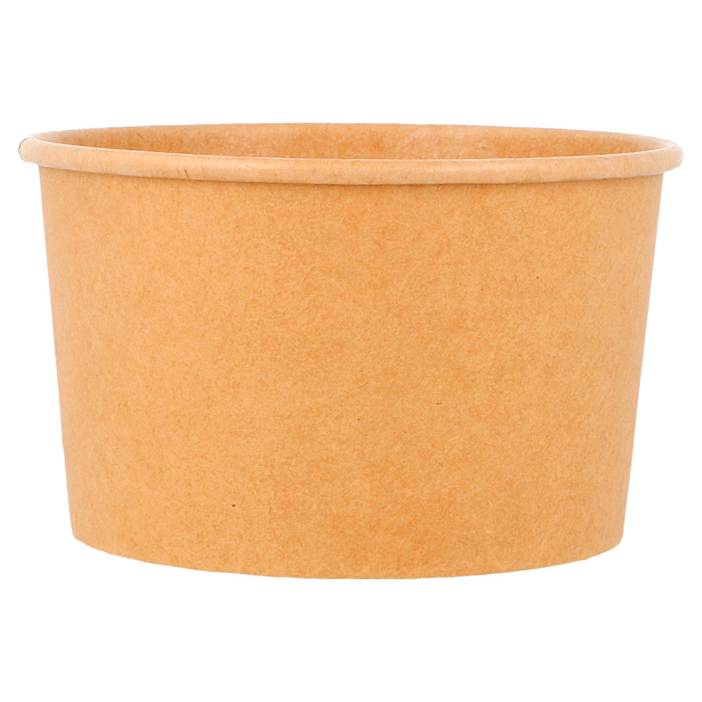 222.92-COPPETTA GELATI 240 ML 250 + 18 PE G/M2 Ø9,4x5,5 CM MARRONE CARTONE (50 u.)