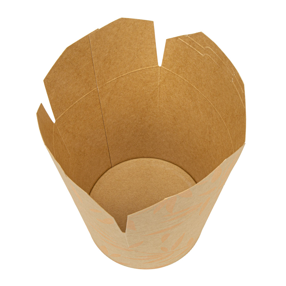 281.42-RICIPIENTI MULTIUSO PER MICROONDE 'FEEL GREEN' 960 ML 280 +18 PE G/M2 Ø9,3x11,5 CM MARRONE CARTONE (50 u.)