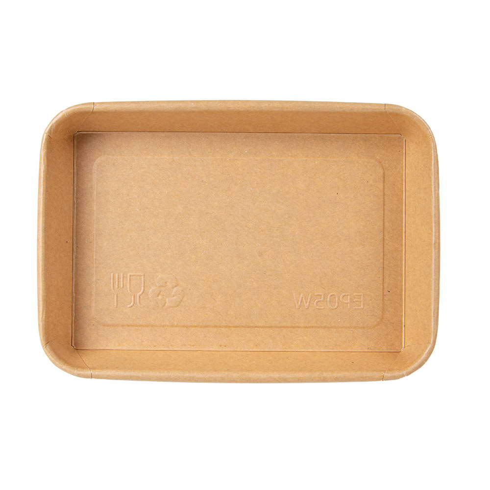 268.88-RECIPIENTI PER "SUSHI" 20PE + 280 +16PE G/M2 18,5x12,9x2,4 CM NATURALE KRAFT (50 u.)