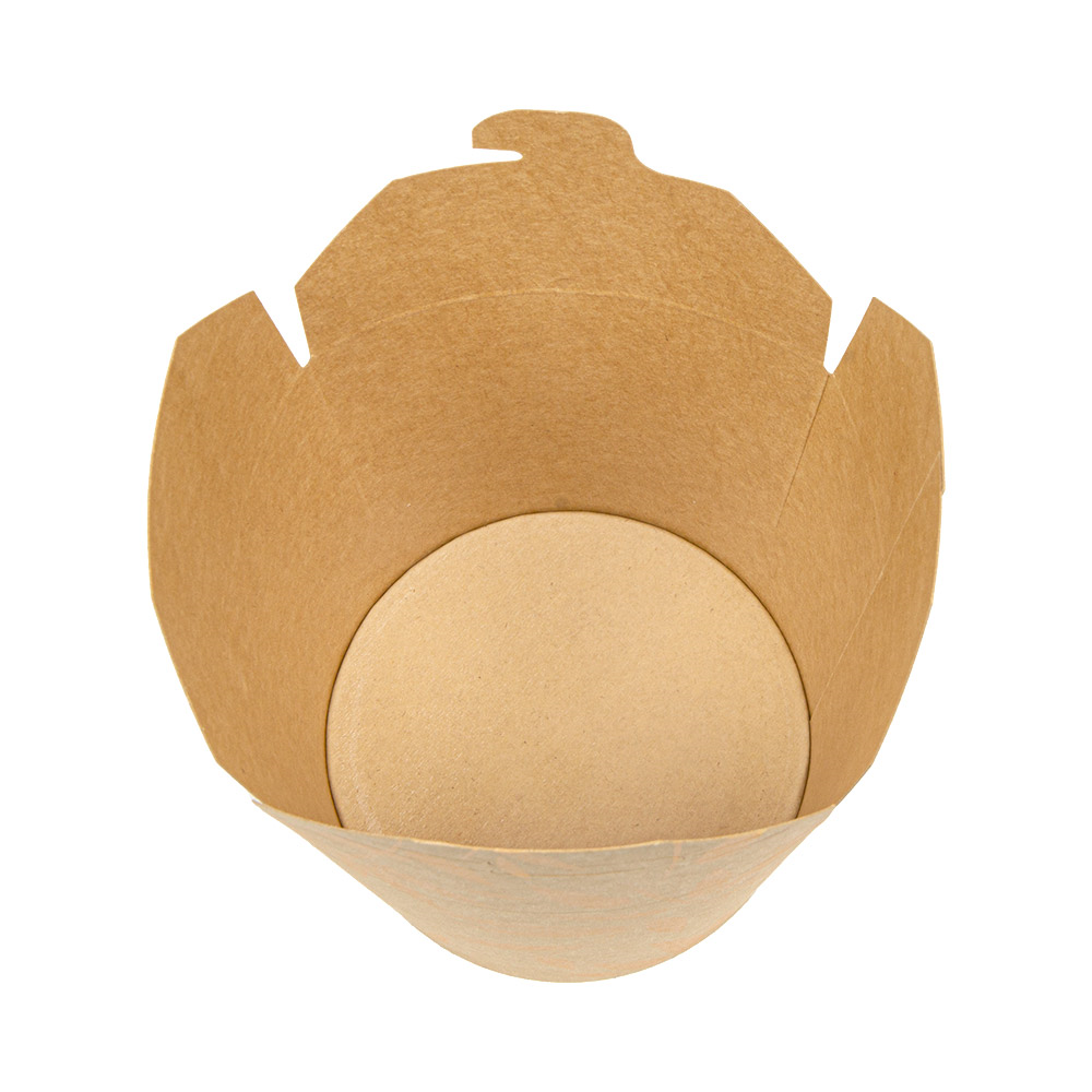 281.41-RICIPIENTI MULTIUSO PER MICROONDE 'FEEL GREEN' 780 ML 280 +18 PE G/M2 Ø9,3x9,8 CM MARRONE CARTONE (50 u.)