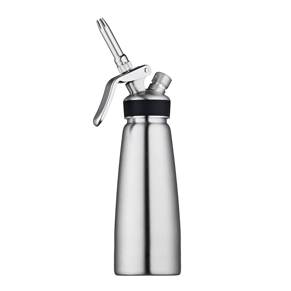 252.39-SIFONE PANNA 0,5 L Ø 8x21 CM ARGENTO ACCIAIO INOX