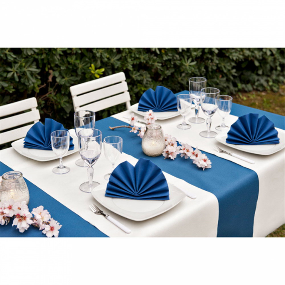 167.04-TOVAGLIOLI 55 G/M2 40x40 CM BLU MARINO AIRLAID (50 u.)