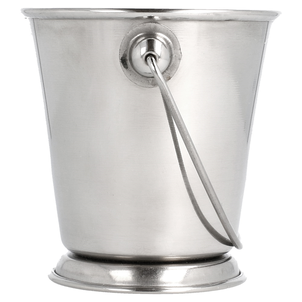 186.55-MINI SECCHIELLO GHIACCIO 'ARTINOX' Ø 7x7 CM ARGENTO ACCIAIO INOX (1 u.)