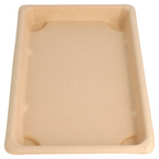 212.96-SCATOLE SUSHI 'BIONIC'  21,3x13,3x1,5 CM NATURALE BAGASSA (50 u.)