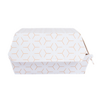 278.66-SCATOLE HAMBURGER 'THEPACK' CUBE  12,5x12x5,8 CM BIANCO/NATURALE CARTONE NANO-MICRO (50 u.)