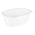 169.33-CONTENITORE CON COPERCHIO 1 L 17,7x12,5x8,5 CM TRASPARENTE RPET (100 u.)